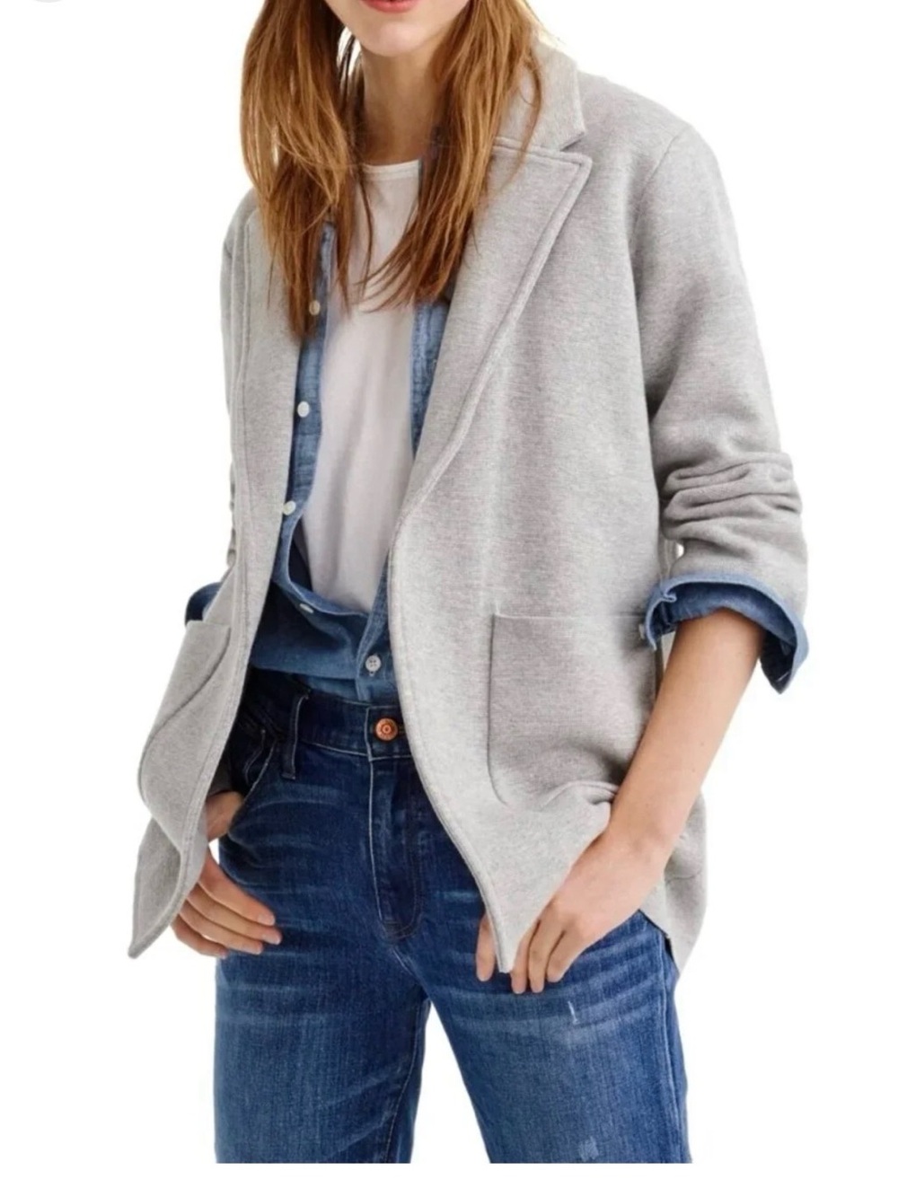 J. Crew Open-Front Blazer Jacket